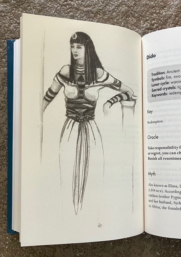 Dido from the Book of Lunar Oracles by Sarah Bartlett