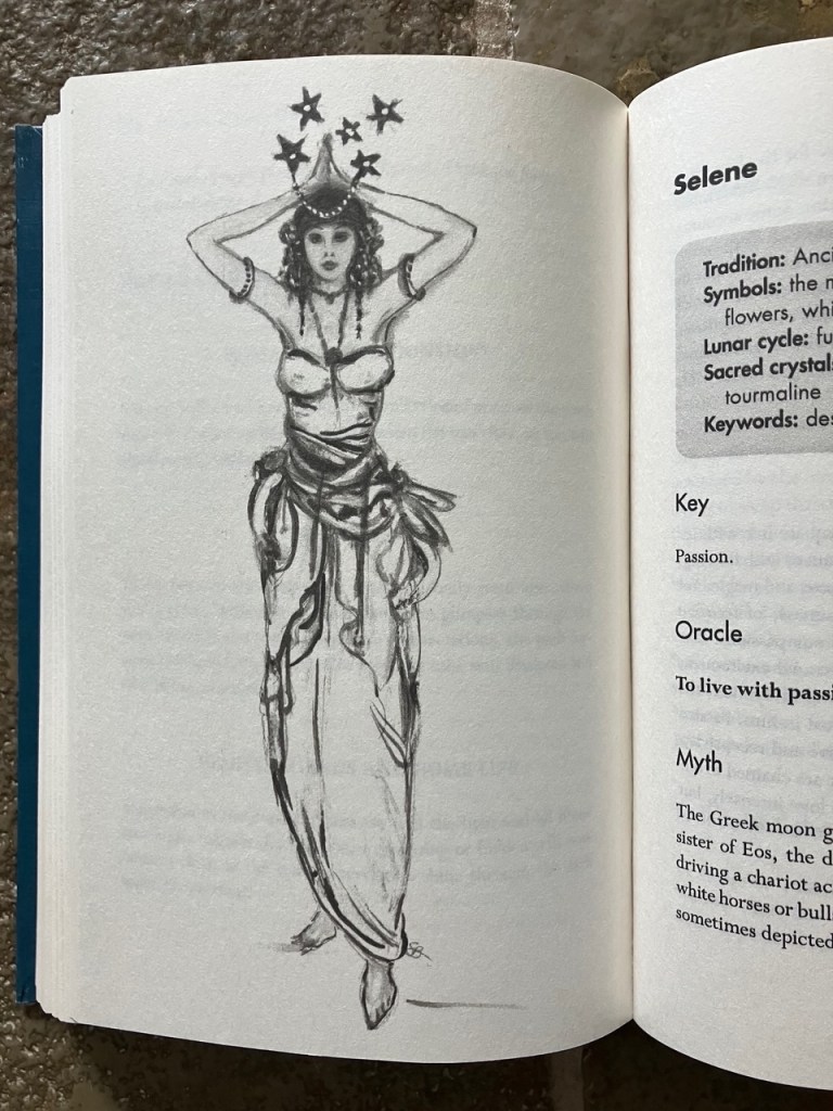 Selene from the Book of Lunar Oracles by Sarah Bartlett